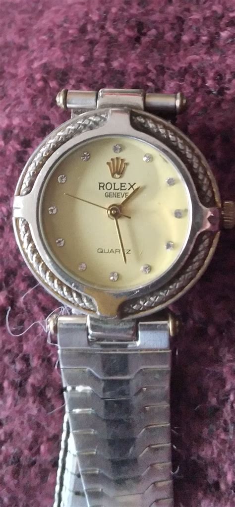 Vintage Rolex Geneve Women’s Quartz Watch PLAQUE OR 